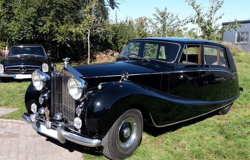 Ein Rolls-Royce Silver Wraith mit dem Baujahr 1955 wurde in der Kfz-Werkstatt Janeff in Speyer instandgesetzt.
